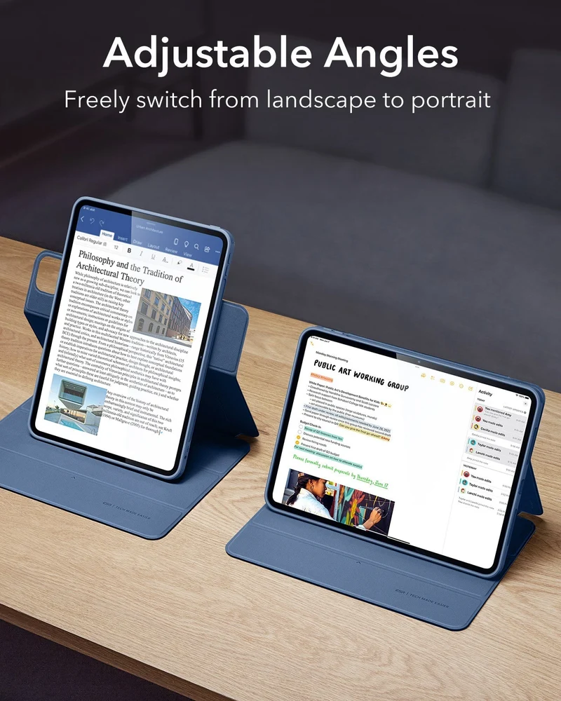 iPad Pro 13ʺ (2025) Rebound Hybrid Case 360 - Navy Blue