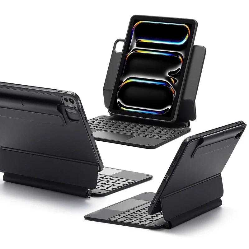 iPad Pro 11” (2025) Rebound Magnetic Keyboard Case 360 - US Layout-Black