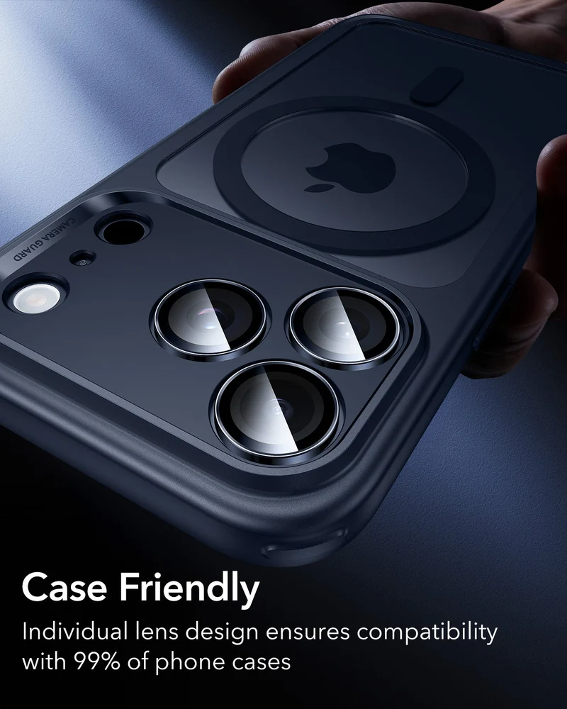 iPhone 17 Pro Max/17 Pro Armorite®️ Camera Lens Protector - Blue