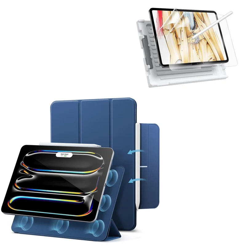 iPad Pro 11ʺ (2025) Rebound Paper-Feel Bundle - Navy Blue