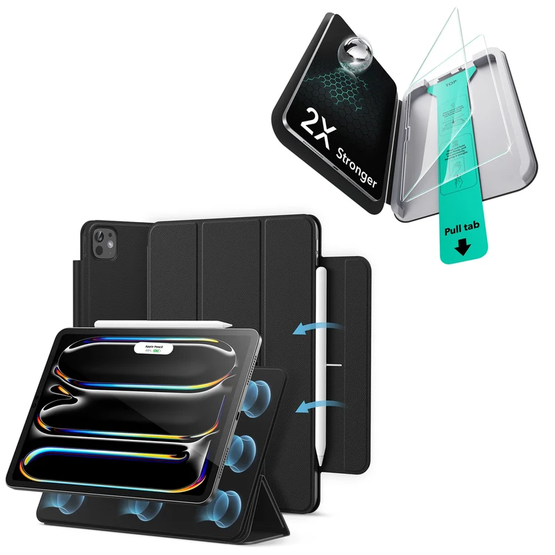 iPad Pro 13ʺ (2025) Rebound Protection Bundle - Black