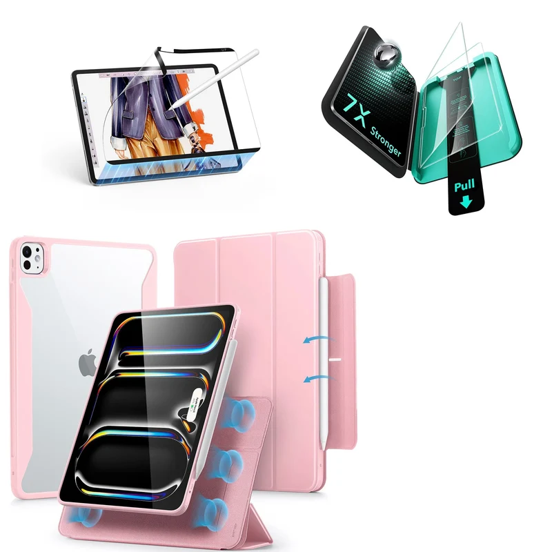 iPad Pro 13ʺ (2025) Rebound Transformation Bundle - Pink