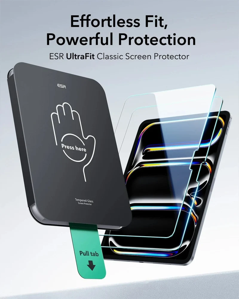 iPad Pro 11" (2024) UltraFit Classic Screen Protector – 2 Pack