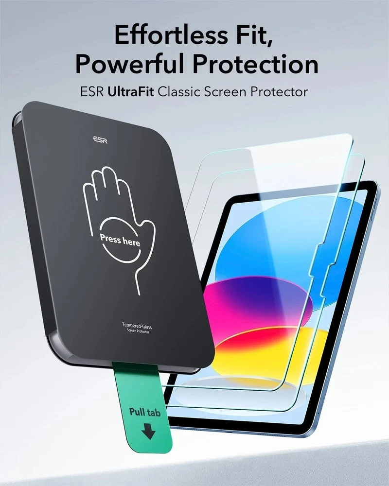 iPad 11" (A16, 2025) Rebound Magnetic Keyboard Case and Paper-Feel Screen Protector Bundle-US Layout-Black
