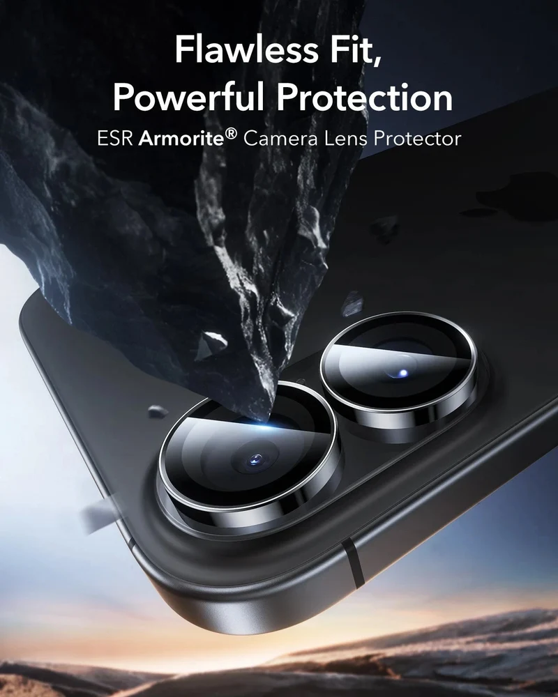 iPhone 17 Armorite®️ Camera Lens Protector - Black