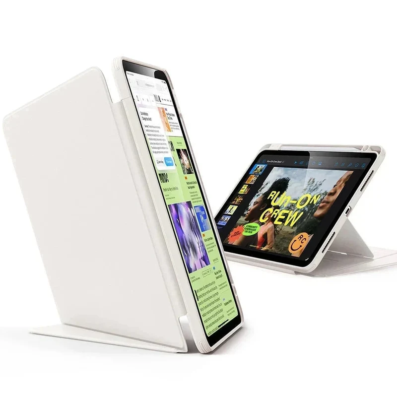 iPad Air 11" (2025) Flip Magnetic Case with Pencil Holder - Starlight