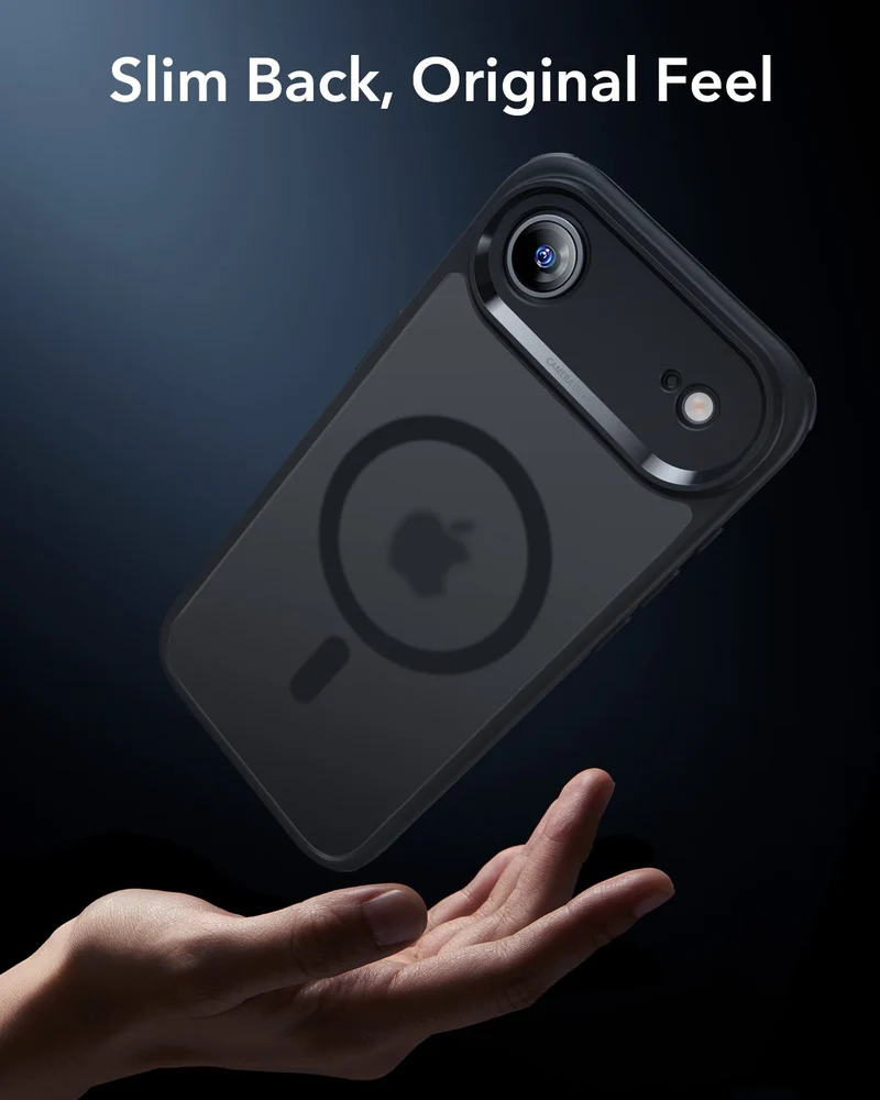 iPhone Air Classic Hybrid Magnetic Case (Camera Control) - Frosted Black