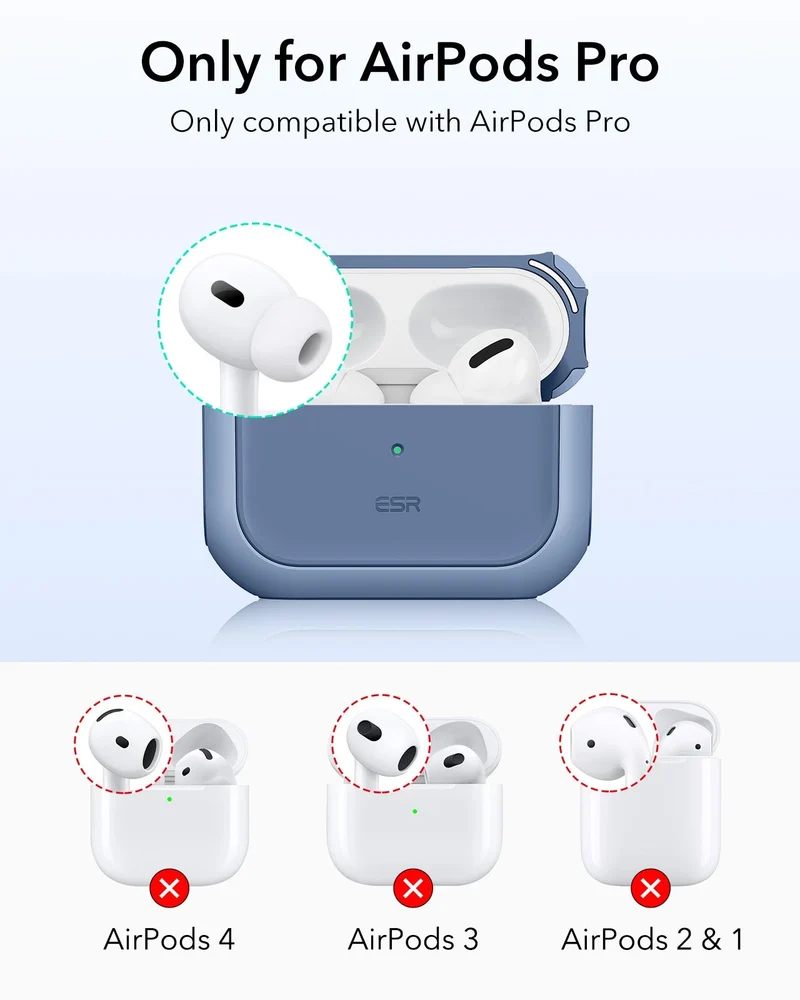 AirPods Pro (2023/2022/2019) Orbit Hybrid Case (HaloLock) - Dark Blue