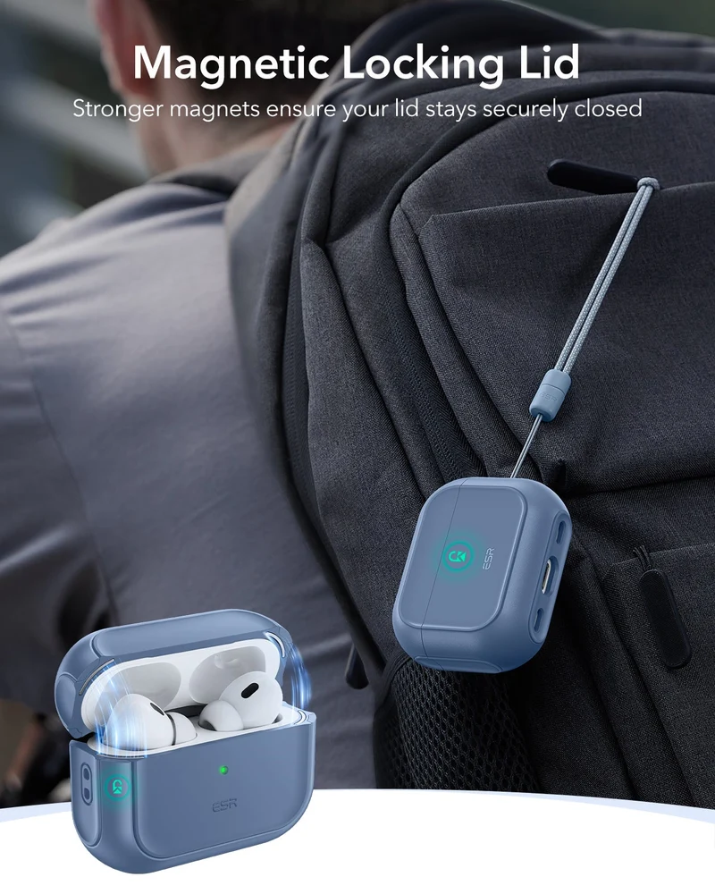 AirPods Pro (2023/2022/2019) Orbit Hybrid Case (HaloLock) - Dark Blue