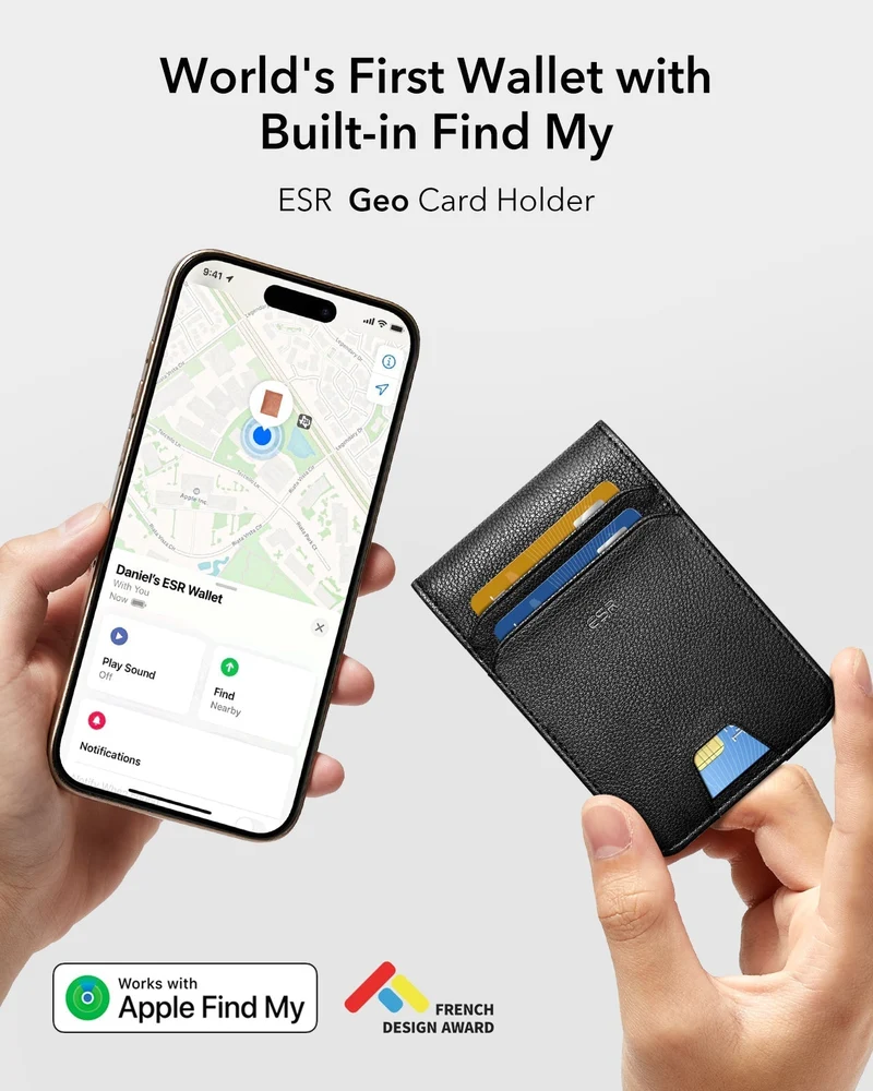 Geo Card Holder - Twilight Black