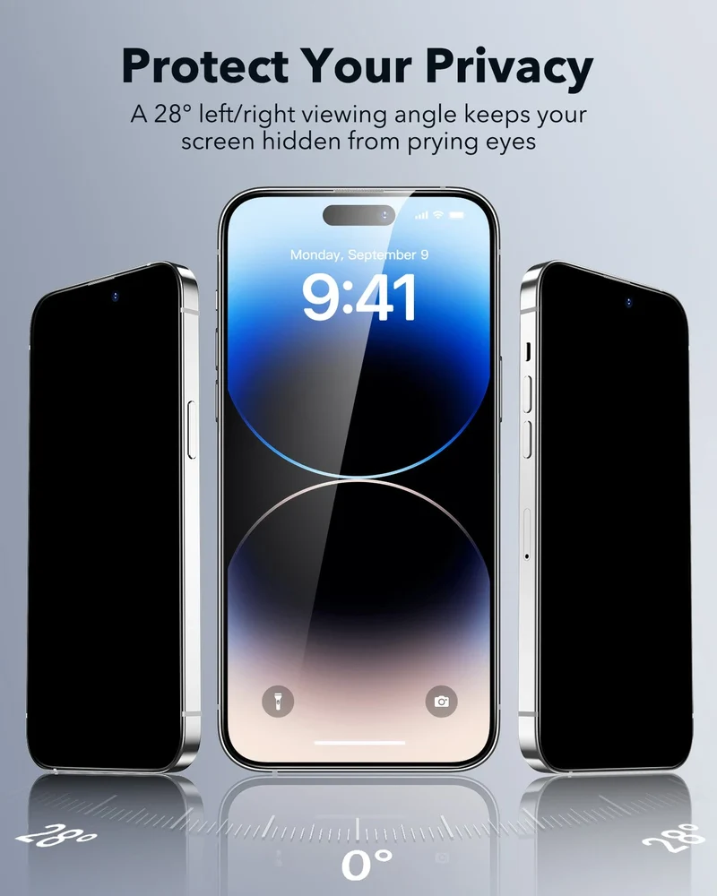 iPhone 14 Pro UltraFit Classic Privacy Screen Protector - 3 Pack