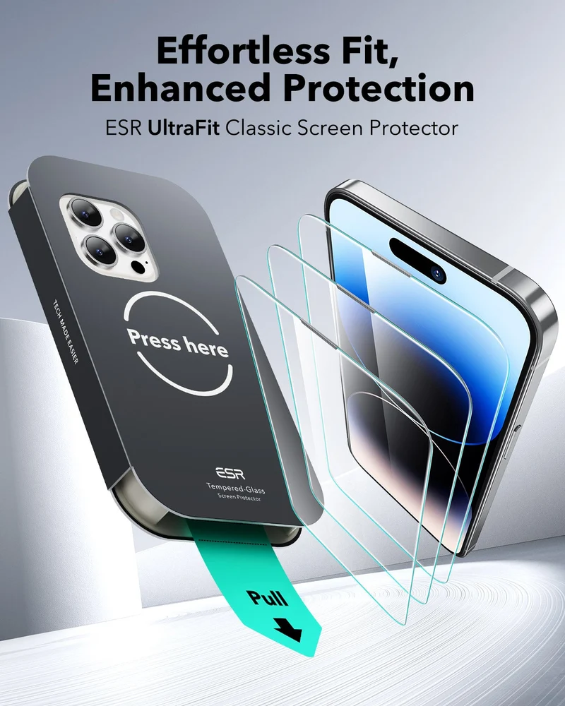 iPhone 14 Pro UltraFit Classic Screen Protector -3 Pack
