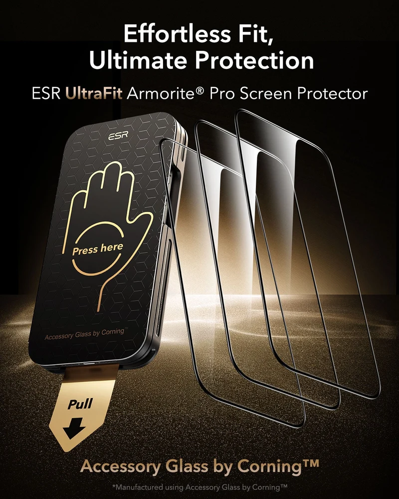 iPhone 16/15 UltraFit Armorite®️ Pro Screen Protector - 3 Pack