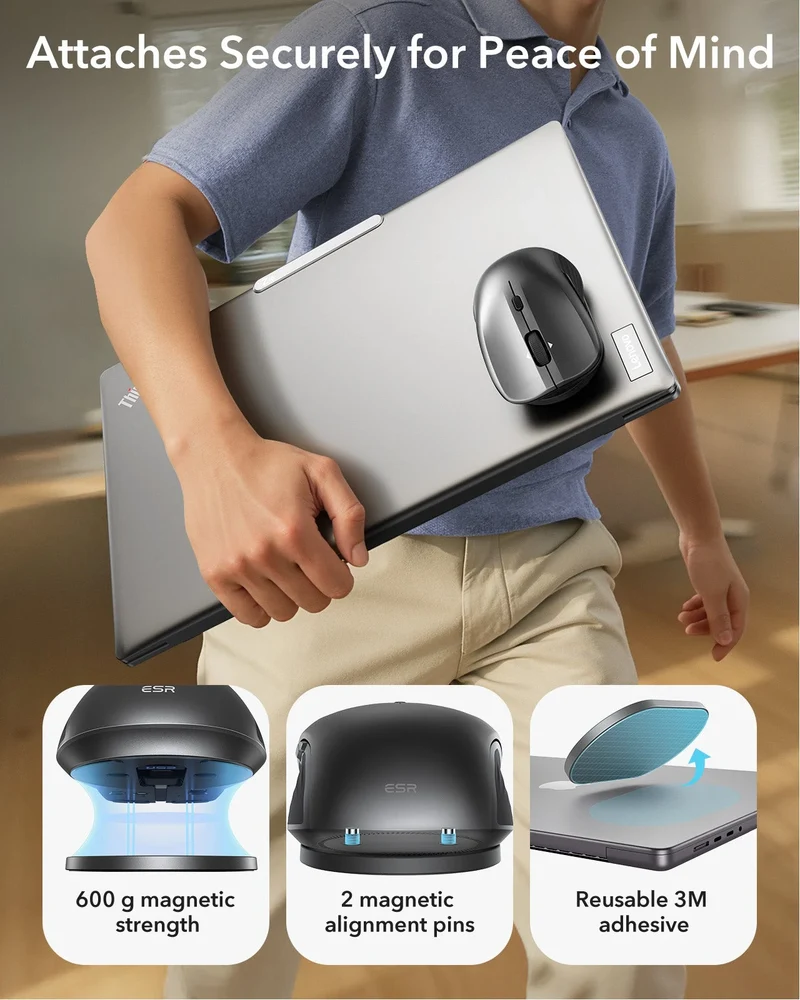 ESR MagMouse™ Wireless Mouse - Black