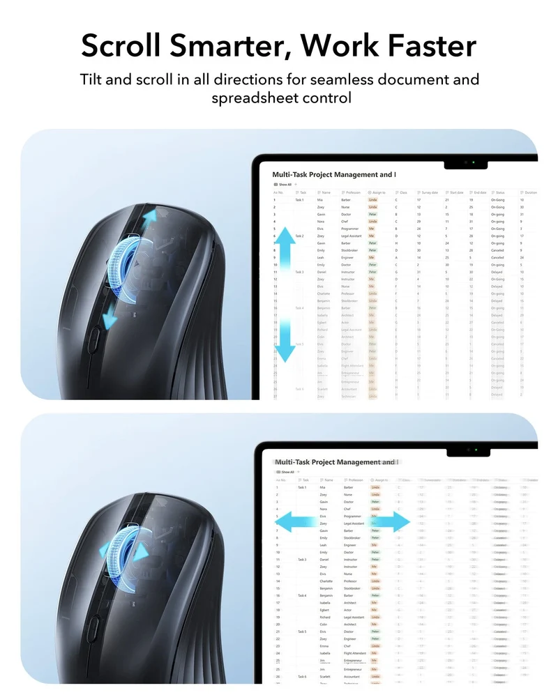 ESR MagMouse™ Wireless Mouse - Black