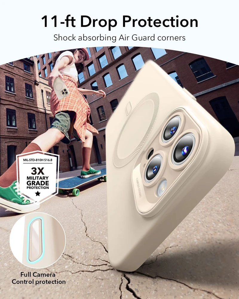 iPhone 16 Pro Cloud Soft Magnetic Case (Camera Control) - Light Tan