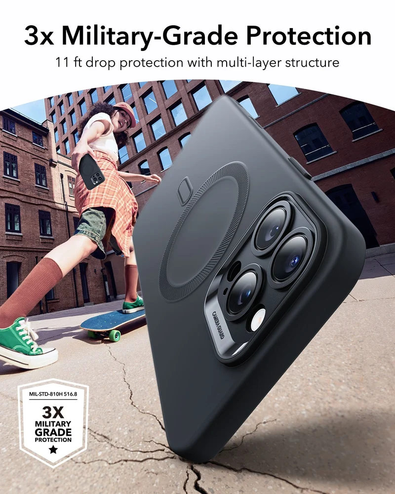iPhone 16 Pro Cloud Soft Magnetic Case (Camera Control) - Black
