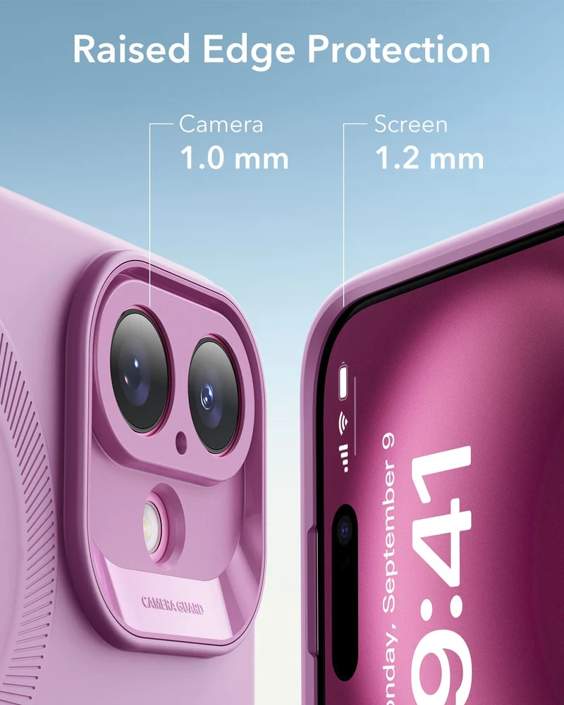 iPhone 16 Plus Cloud Soft Magnetic Case (Camera Control) - Pink