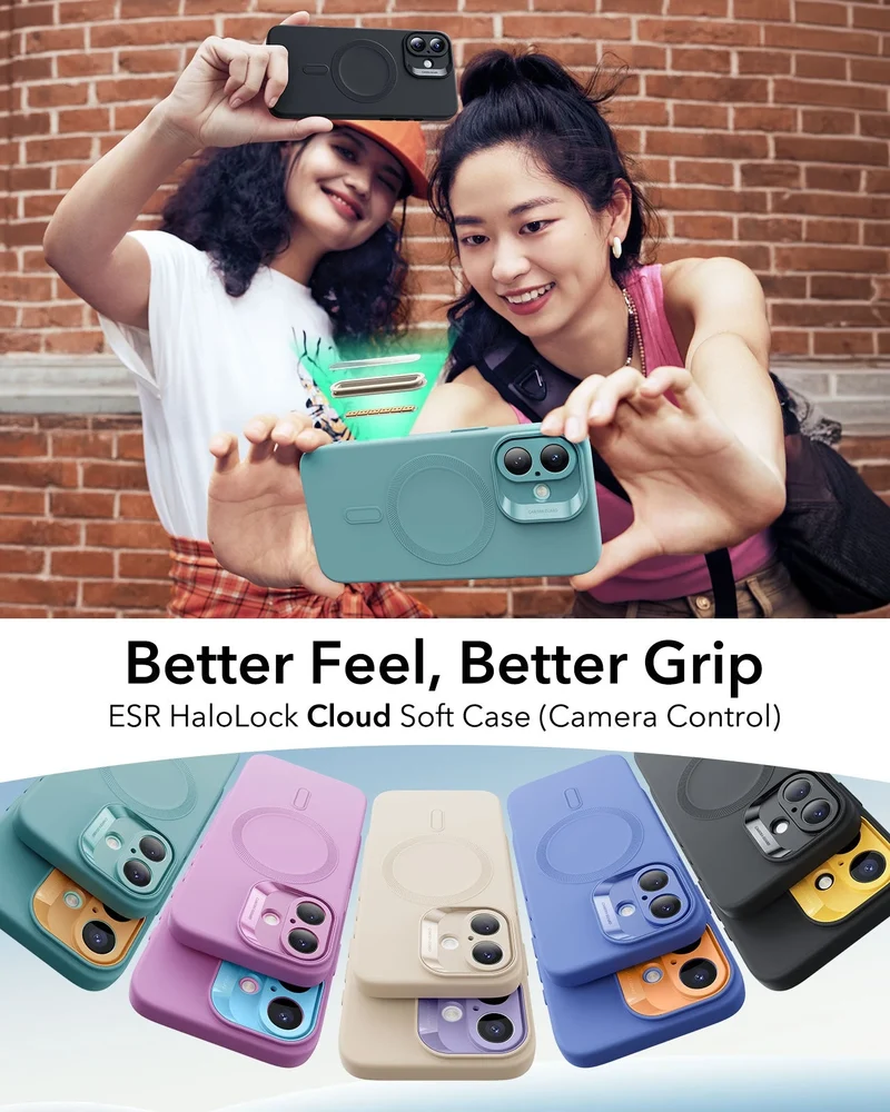 iPhone 16 Plus Cloud Soft Magnetic Case (Camera Control) - Teal