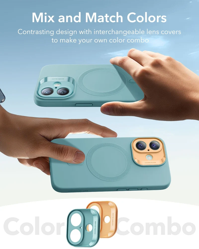 iPhone 16 Plus Cloud Soft Magnetic Case (Camera Control) - Teal