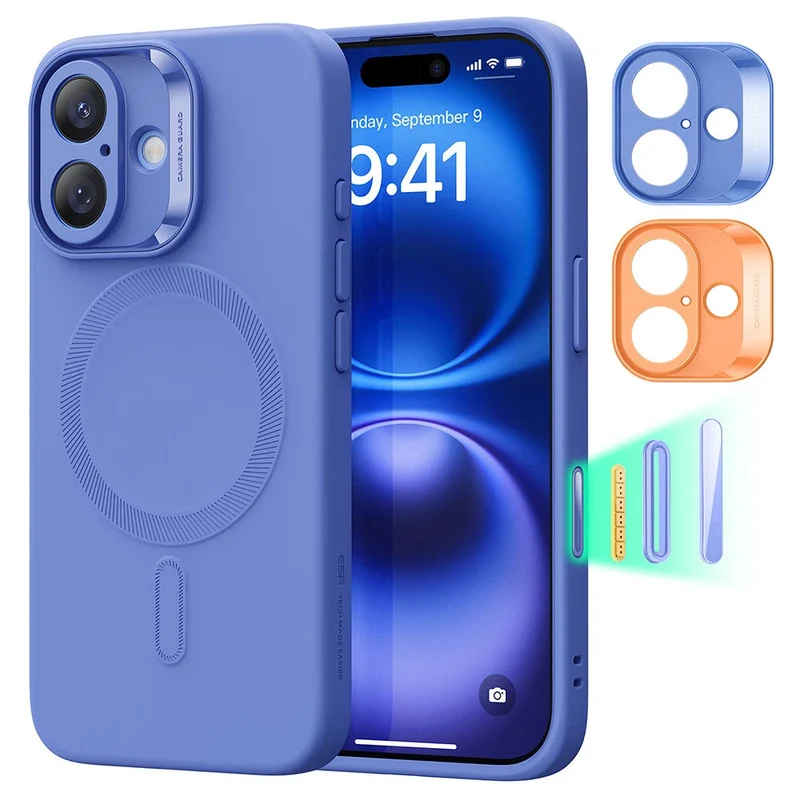 iPhone 16 Cloud Soft Magnetic Case (Camera Control) - Ultramarine