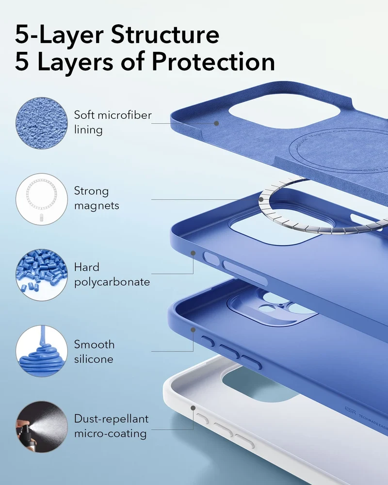 iPhone 16 Cloud Soft Magnetic Case (Camera Control) - Ultramarine
