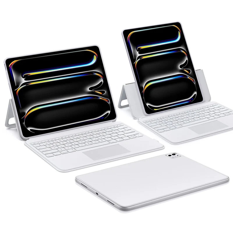 iPad Pro 13” (2024) Ascend Keyboard Case - US Layout - White