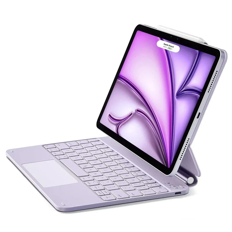 iPad Air 11” (2024) Rebound Magnetic Keyboard Case - US Layout-Purple