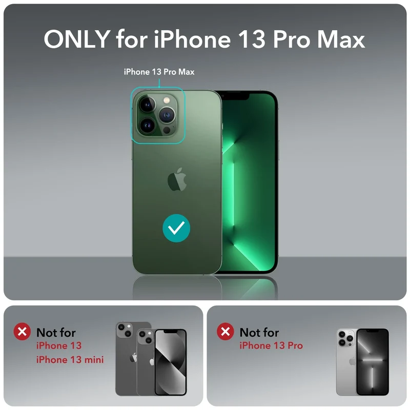 iPhone 13 Pro Max Classic Hybrid Case (HaloLock) - Clear Green