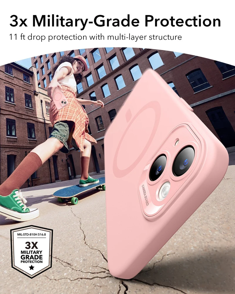 iPhone 14 Cloud Soft Case (HaloLock) - Pink