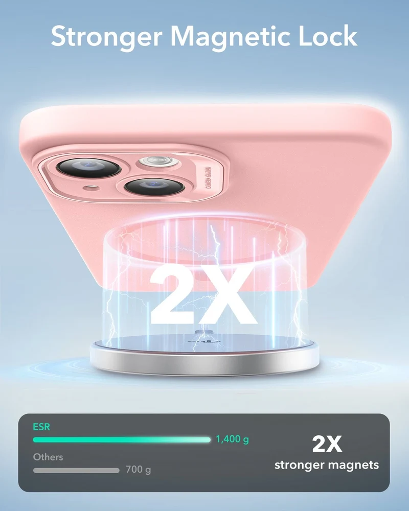 iPhone 14 Cloud Soft Case (HaloLock) - Pink