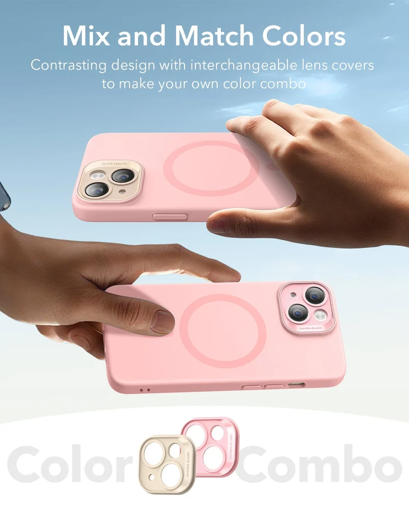 iPhone 14 Cloud Soft Case (HaloLock) - Pink
