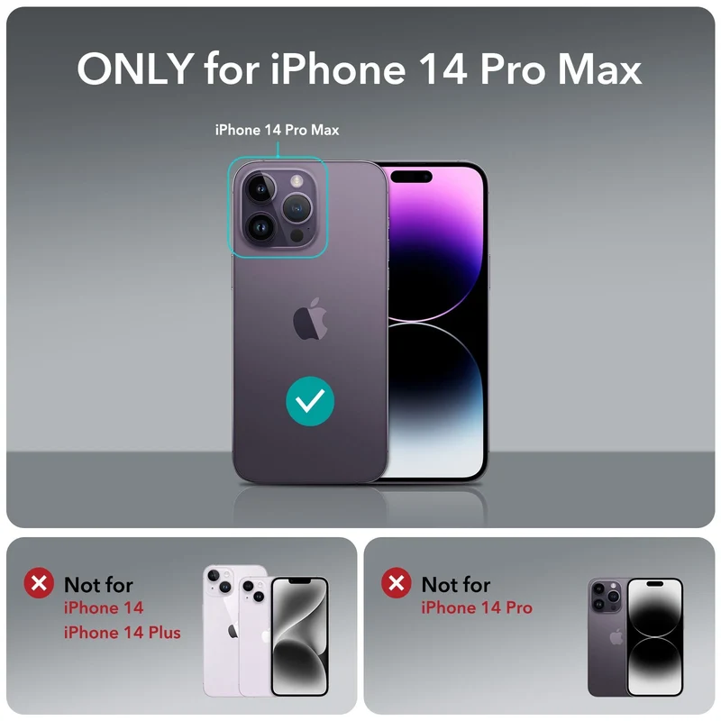 iPhone 14 Pro Max Armor Tough Case (HaloLock) - Clear