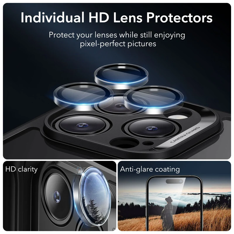 iPhone 14 Pro Max Armor Tough Case (HaloLock) - Clear Black