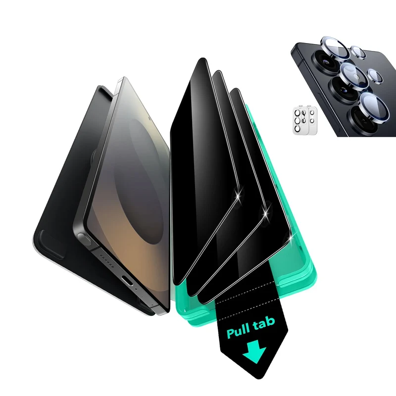 Galaxy S25 Ultra Armorite Screen and Camera Lens Privacy Protection Bundle - 3 Pack + 2 Sets