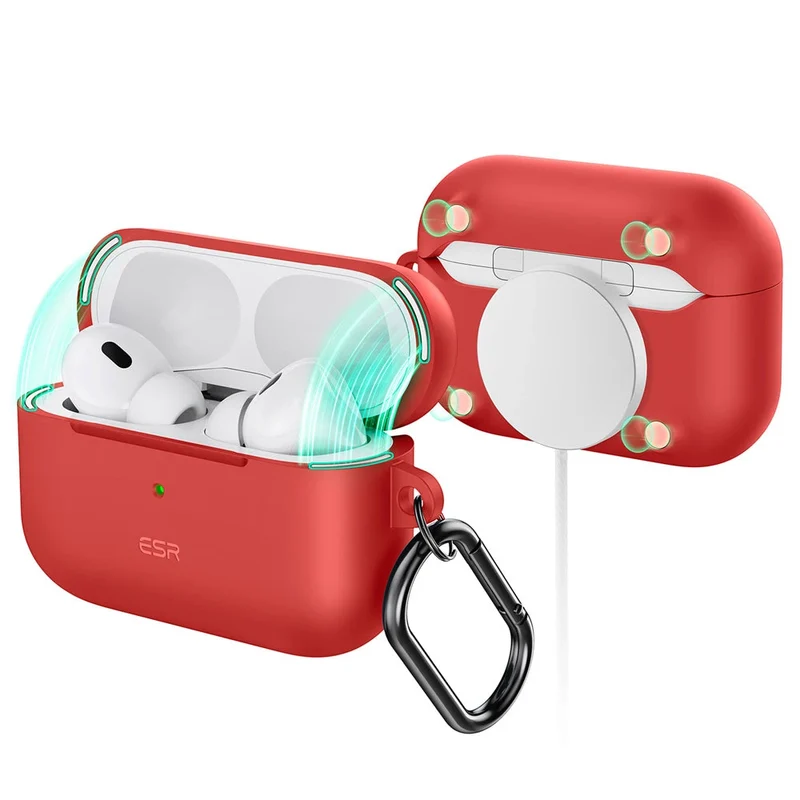 AirPods Pro (2023/2022/2019) Cloud Soft Case (HaloLock) - Red