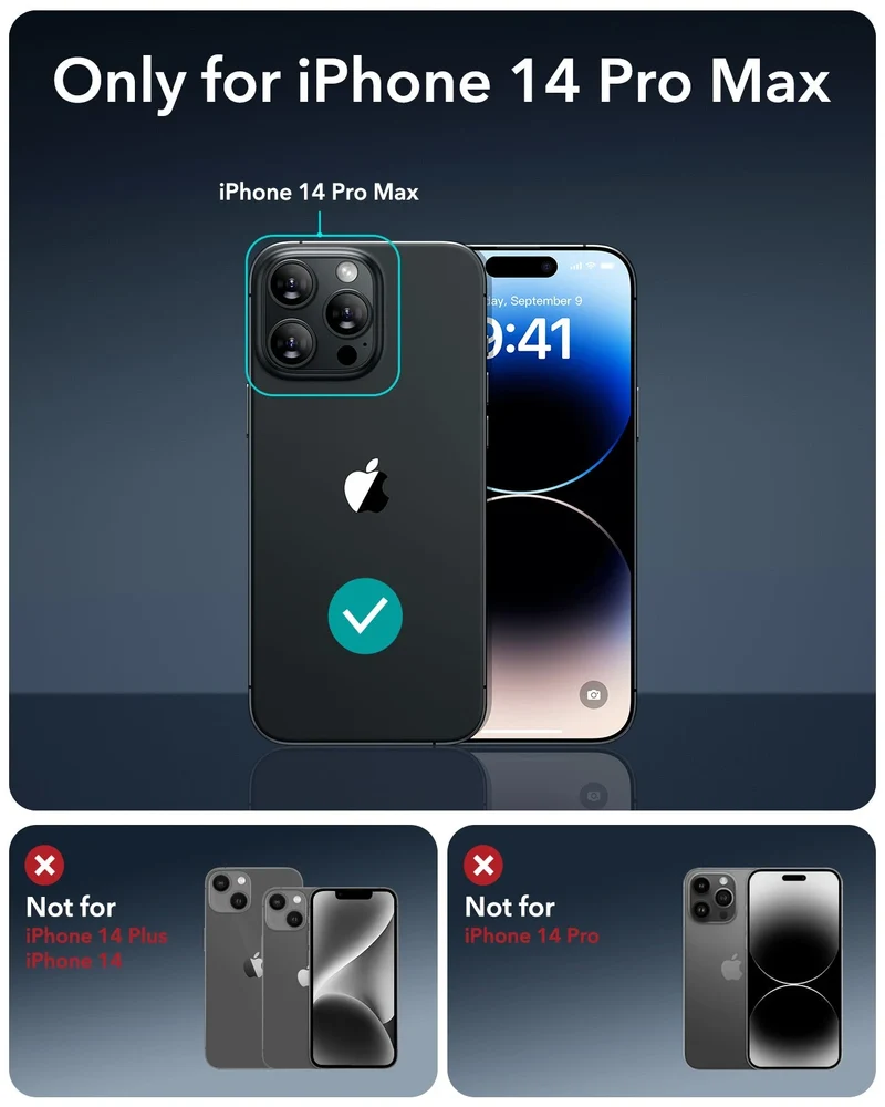 iPhone 14 Pro Max UltraFit Armorite Privacy Screen Protector - 3 Pack