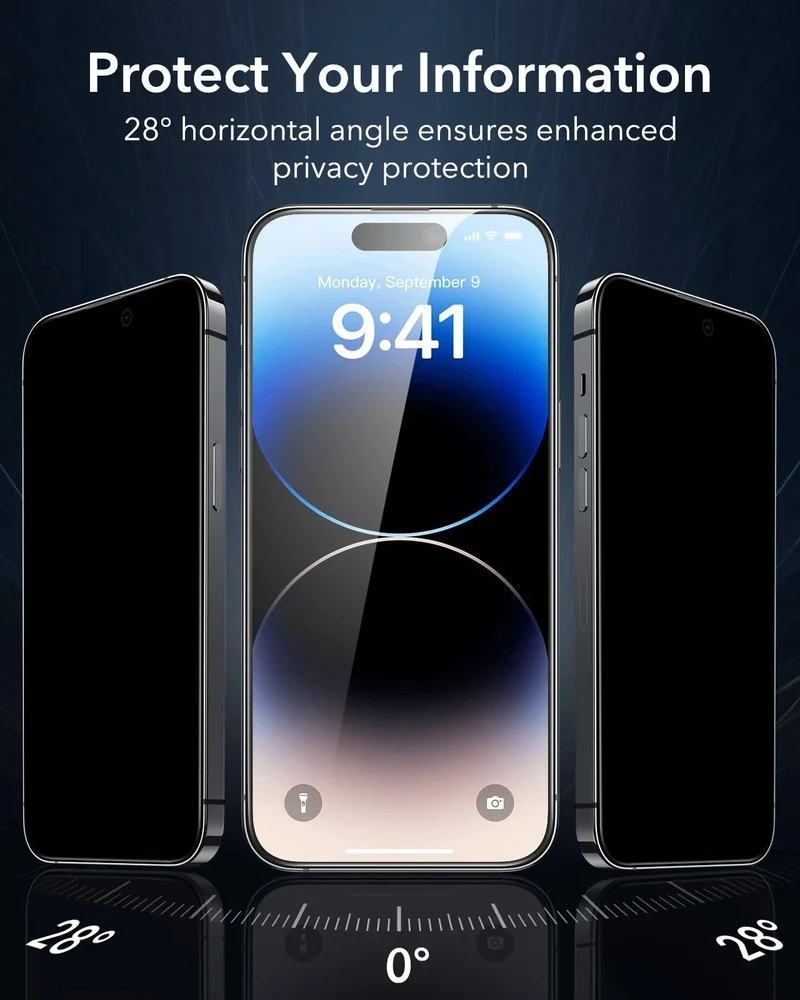 iPhone 14 Pro UltraFit Armorite Privacy Screen Protector - 3 Pack