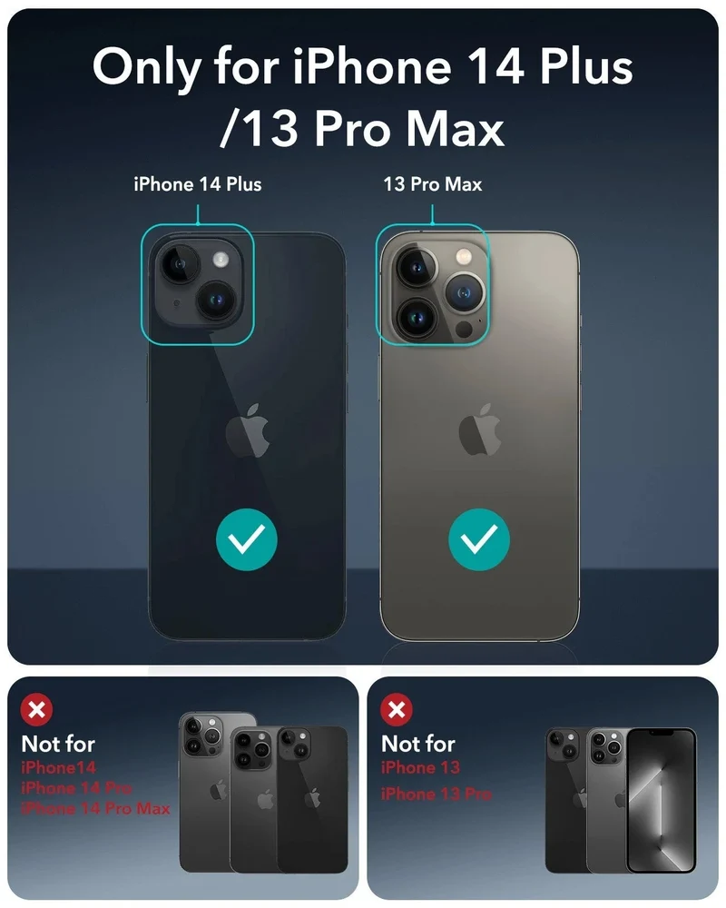 iPhone 14 Plus/13 Pro Max UltraFit Armorite Privacy Screen Protector - 3 Pack