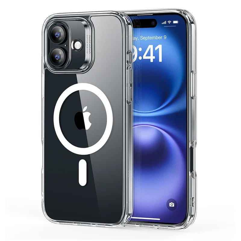 iPhone 16 Plus Classic Hybrid Case (HaloLock) - Clear