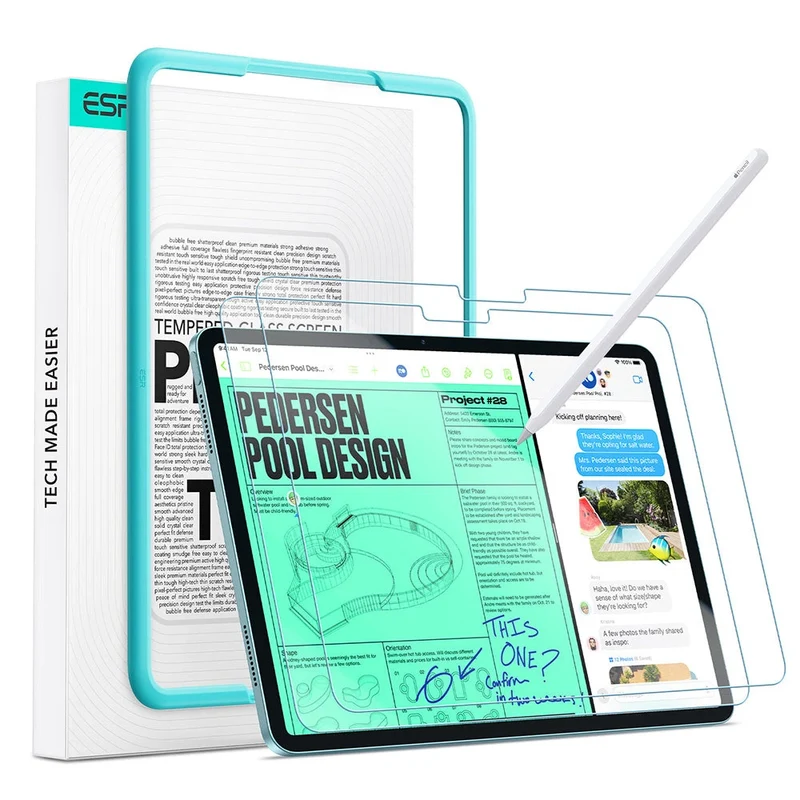 iPad 10th Generation Paper-Feel Tempered Glass Screen Protector - 2 Pack