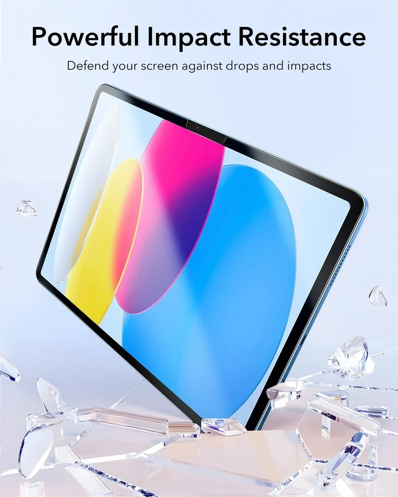 iPad 10th Generation Paper-Feel Tempered Glass Screen Protector - 2 Pack
