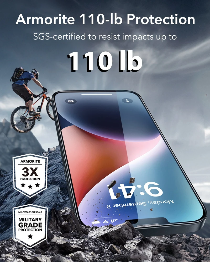 iPhone 14/13/13 Pro UltraFit Armorite Screen Protector - 3 Pack