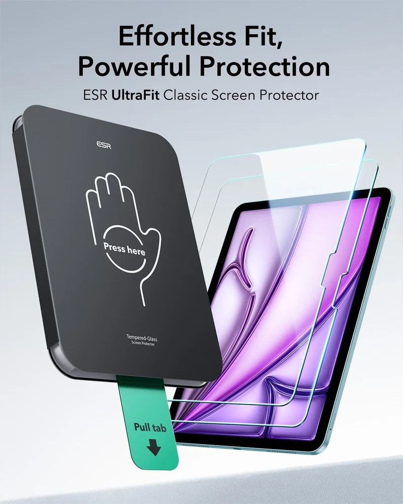 iPad Air 13" (2024) UltraFit Classic Screen Protector - 2 Pack
