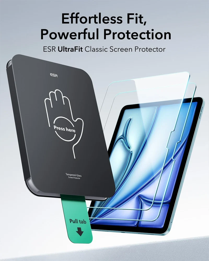 iPad Air 11" (2024) UltraFit Classic Screen Protector - 2 Pack