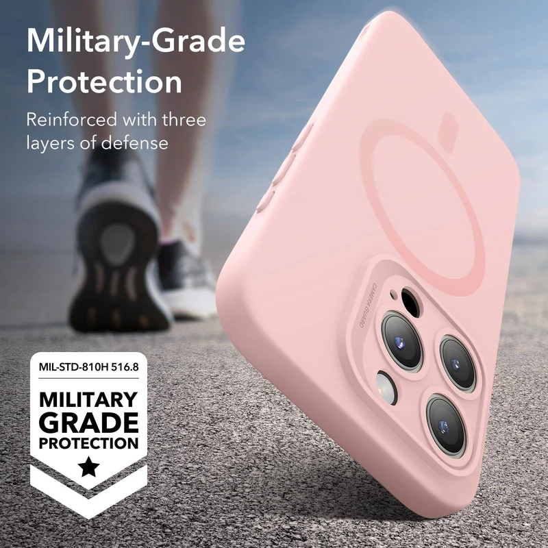 iPhone 15 Pro Max Cloud Soft Case (HaloLock) - Pink