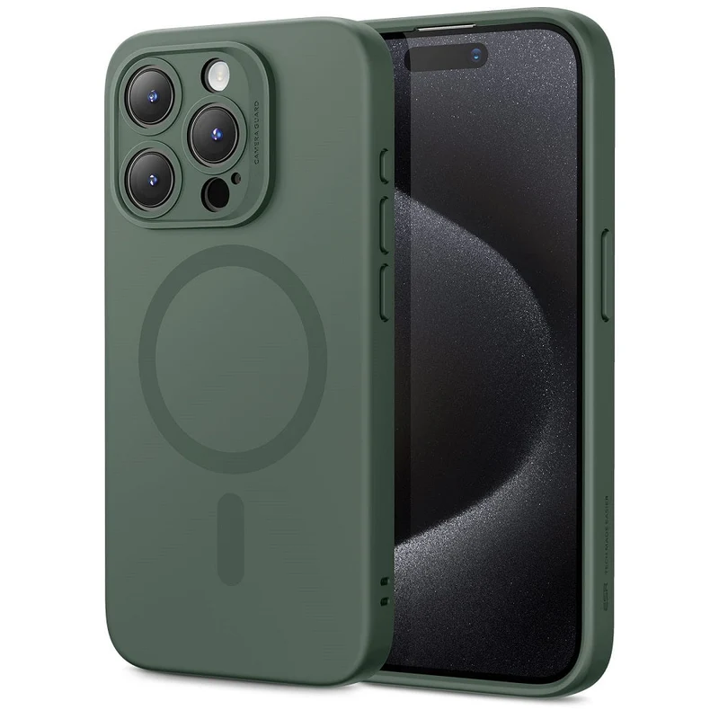 iPhone 15 Pro Max Cloud Soft Case (HaloLock) - Green