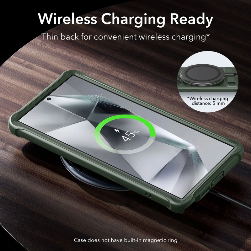 Galaxy S24 Ultra Armor Kickstand Case - Frosted Green