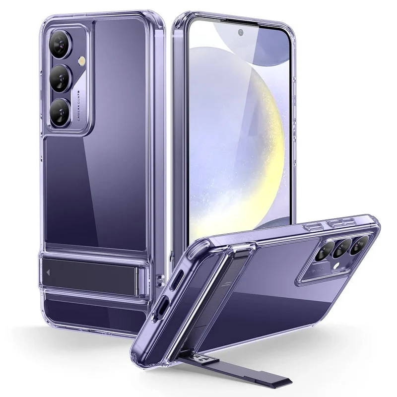 Galaxy S24 Boost Kickstand Case - Clear Purple