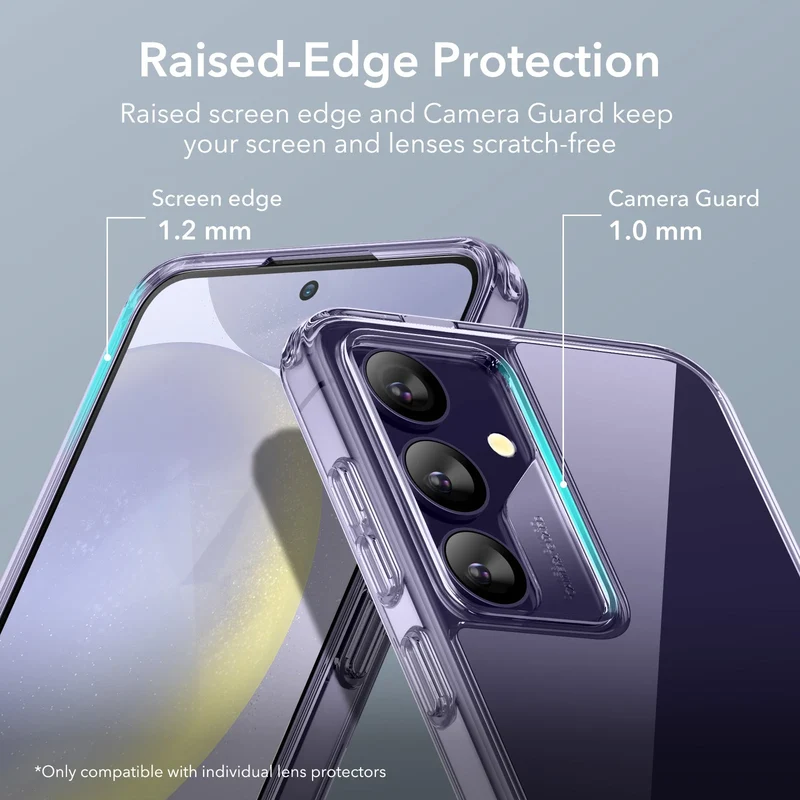 Galaxy S24 Boost Kickstand Case - Clear Purple